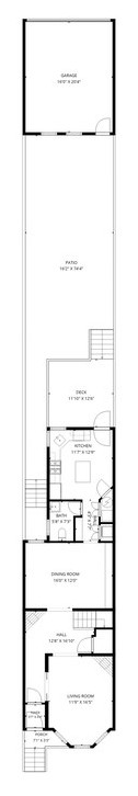 Main level floor plan