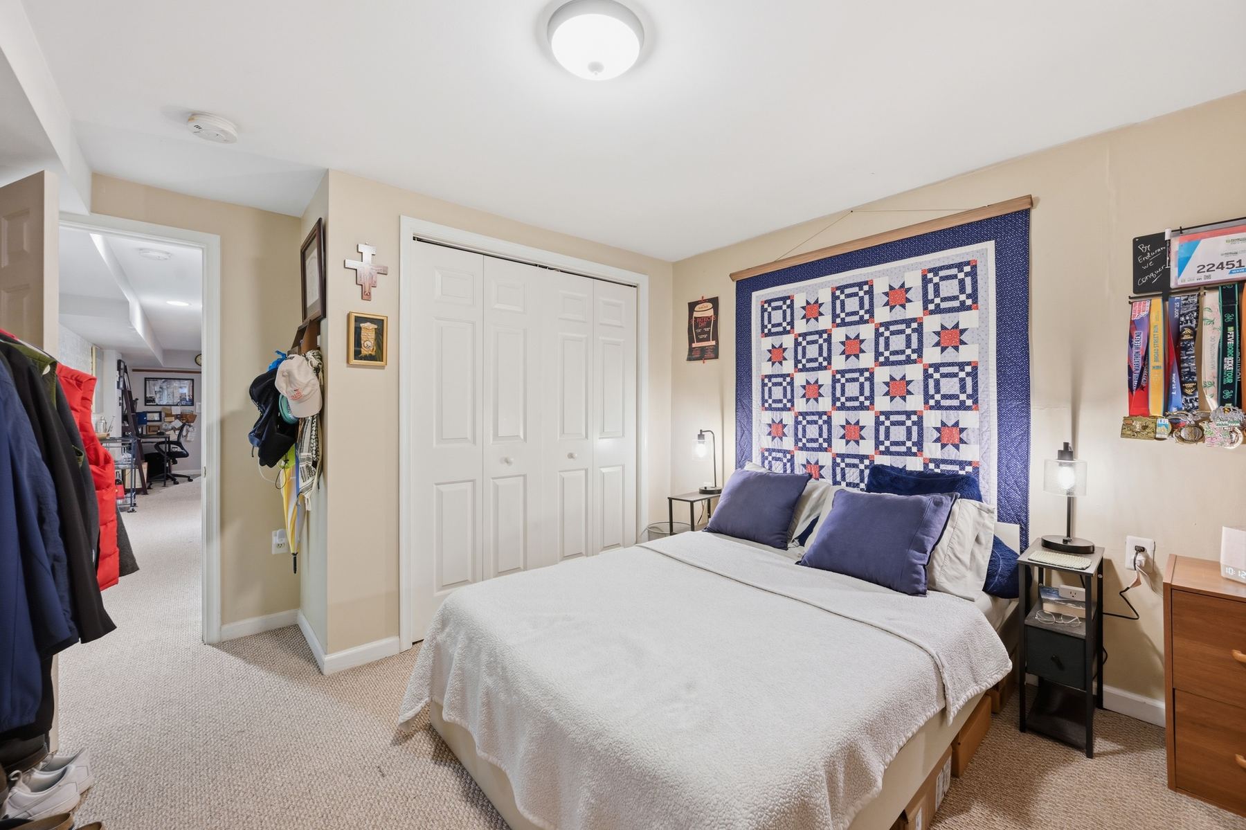 Lower-level suite bathroom